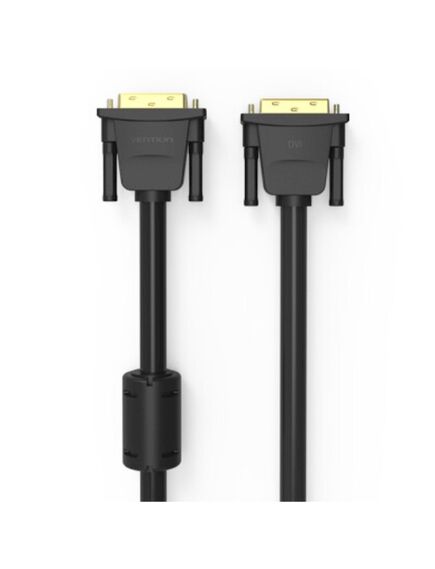 VGA/DVI კაბელი Vention EAABI DVI(24+1) Male to Male Cable 3M Black EAABI-image | Hk.ge