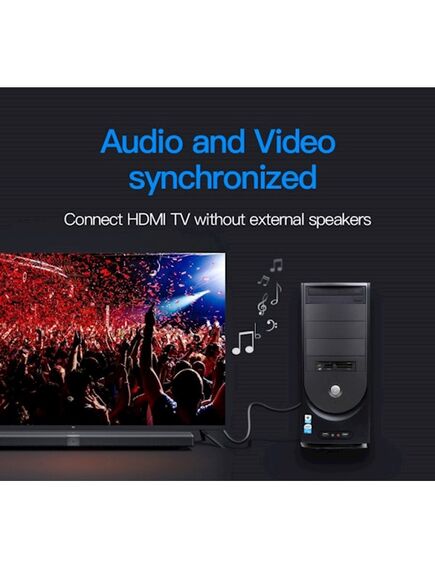 ადაპტერი Vention HADBH DP to HDMI cable 2M Black HADBH-image2 | Hk.ge