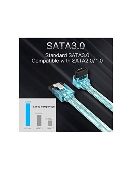 IDE/SATA ადაპტერი Vention KDDSD SATA3.0 Cable 0.5M Blue KDDSD-image2 | Hk.ge