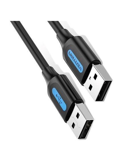 USB კაბელი Vention COSBF USB 2.0 C Male to Male Cable 1M Black PVC Type COSBF-image2 | Hk.ge