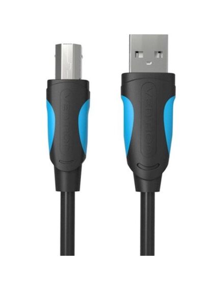 ადაპტერი Vention VAS-A16-B800 USB2.0 A Male to B Male Print Cable with 2*Ferrite Core 8M Black VAS-A16-B800-image2 | Hk.ge