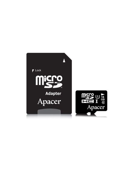Apacer 16GB microSDHC C10 UHS-I + SD-image | Hk.ge