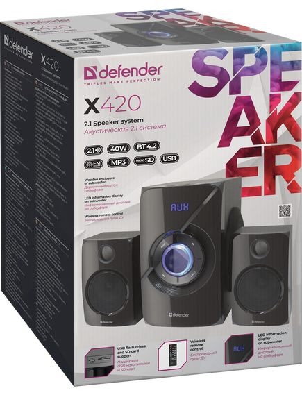 დინამიკი: 2.1 Speaker system Defender V11 11 W, USB powered-image | Hk.ge