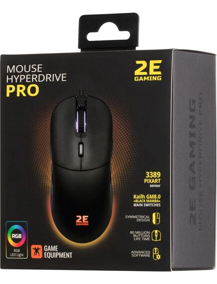 მაუსი 2E GAMING Mouse HyperDrive Pro Wired RGB USB 2.0 2E-MGHDPR-BK-image13 | Hk.ge