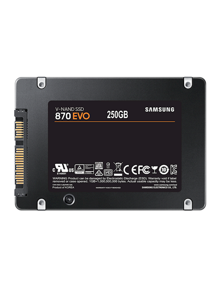მყარი დისკი Samsung 870 EVO SSD 250GB 2.5" SATA III 118254-image5 | Hk.ge