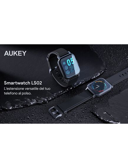 სმარტ საათი: Smart Watch/ AUKEY LS02 Smartwatch Fitness Tracker 12 Activity Modes IPX6 Waterproof Blue-image2 | Hk.ge