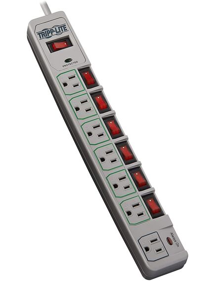 6-Way Power Strip, individually switchable +1SWITCH-image | Hk.ge