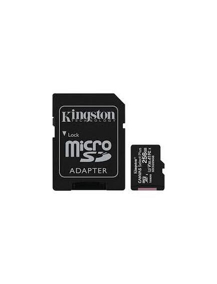 მეხსიერების ბარათი: Kingston 256GB microSDXC C10 UHS-I R100/W85MB/s Canvas Select Plus + SD-image2 | Hk.ge