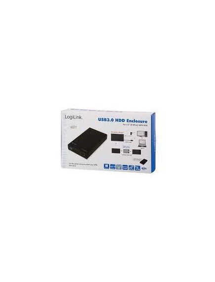 მყარი დისკის ყუთი: Logilink UA0276 External HDD Enclosure 3.5" SATA USB3.0-image | Hk.ge