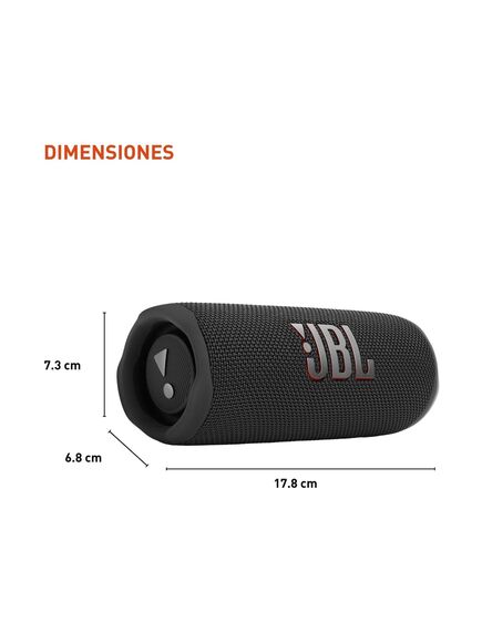 Wireless Speaker/ JBL/ JBL Flip 6 Black (JBLFLIP6BLKEU)-image3 | Hk.ge
