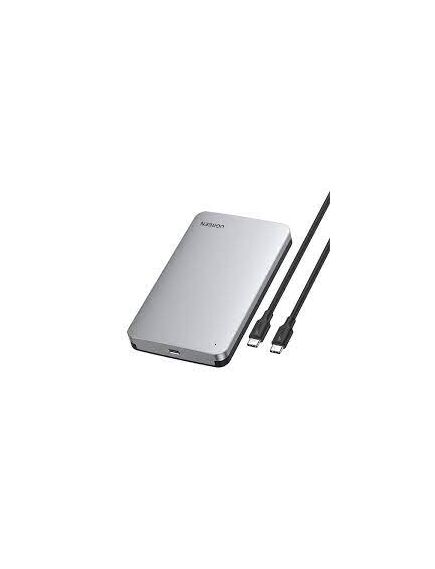 მყარი დისკის ქეისი UGREEN CM300 (70499) 2.5-Inch SATA External Hard Drive Enclosure, USB-C 3.1 Gen 2, Silver-image | Hk.ge
