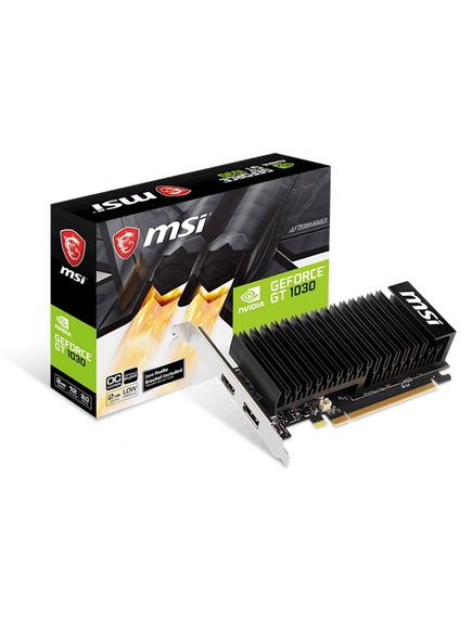 ვიდეო ბარათი: MSI GeForce GT1030 2GB DDR4 Low Profile Silent-image | Hk.ge