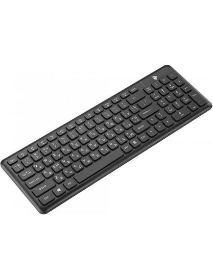კლავიატურა: 2E Keyboard KS230 Slim WL Black 2E-KS230WB-image2 | Hk.ge