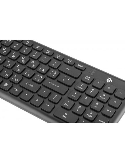 კლავიატურა: 2E Keyboard KS230 Slim WL Black 2E-KS230WB-image3 | Hk.ge