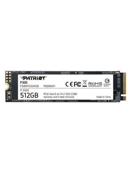 მყარი დისკი: Patriot P300 512GB M2 2280 PCIe - P300P512GM28 101580-image | Hk.ge