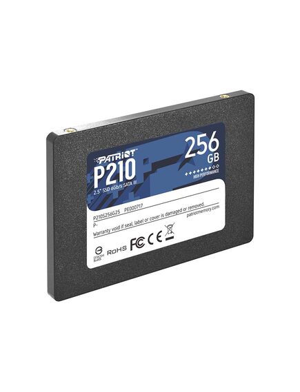 მყარი დისკი: Patriot P210 SSD 256GB SATA3 2.5 - P210S256G25 102306-image2 | Hk.ge