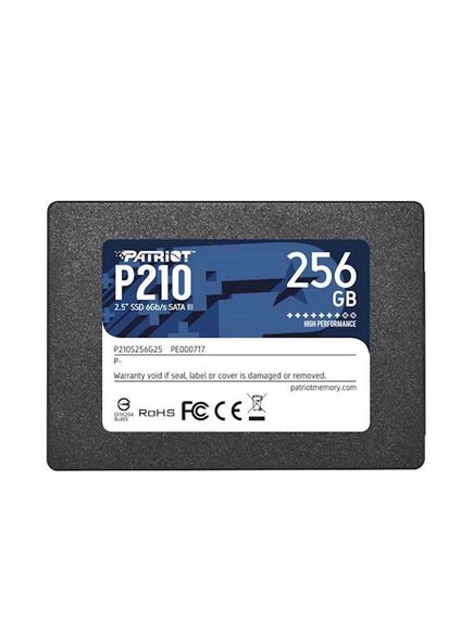 მყარი დისკი: Patriot P210 SSD 256GB SATA3 2.5 - P210S256G25 102306-image | Hk.ge