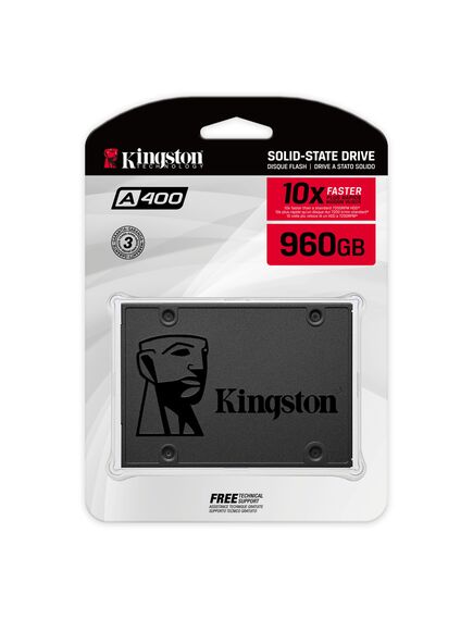 მყარი დისკი Kingston 960GB SSD 2.5" A400 SATA3 (7mm height) SA400S37/960G-image3 | Hk.ge