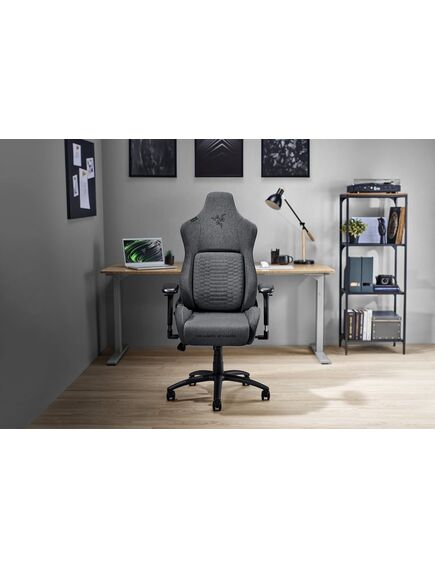 გეიმერული სავარძელი: Razer Iskur - Dark Gray Fabric - Gaming Chair With Built In Lumbar Support-image | Hk.ge