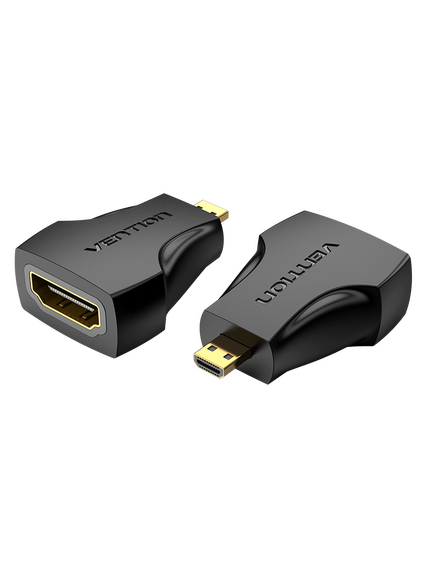 ადაპტერი; VENTION AITB0 Micro HDMI Male to HDMI Female Adapter Black-image2 | Hk.ge