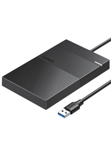 მყარი დისკის ქეისი UGREEN CM471 (30719) 2.5 Inch Hard Drive Enclosure With 50cm Cable, USB3.2 Gen 1, Black-image2 | Hk.ge