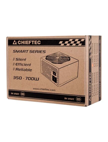 კვების ბლოკი CHIEFTEC RETAIL Smart GPS-500A8,12cm fan,a/PFC,24+4,2xPeripheral,1xFDD,3xSATA,1xPCIe-image2 | Hk.ge