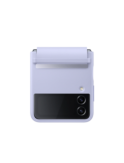 მობილურის ქეისი :Mobile Phone Case/ Samsung Flap Leather Cover Z Flip 4 Blue (EF-VF721LLEGRU)-image | Hk.ge