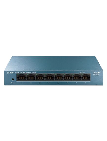 სვიჩი: Network Active/ Switch/ TP-link LS108G, 8-Port 10/100/1000Mbps Desktop Network Switch-image2 | Hk.ge