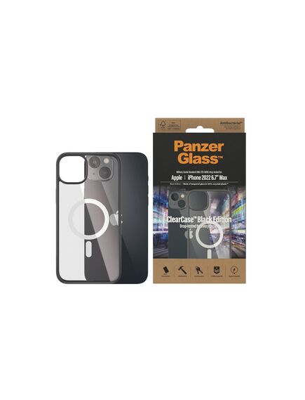 სმარტფონის ქეისი: Mobile Phone Case/ PanzerGlassâ„¢ iPhone 14 Plus MagSafe ClearCase with BlackFrame (0415)-image | Hk.ge