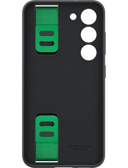 სმარტფონის ქეისი: Mobile Phone Case/ Samsung Galaxy S23 Silicone Grip Cover (EF-GS911TBEGRU) Black-image2 | Hk.ge