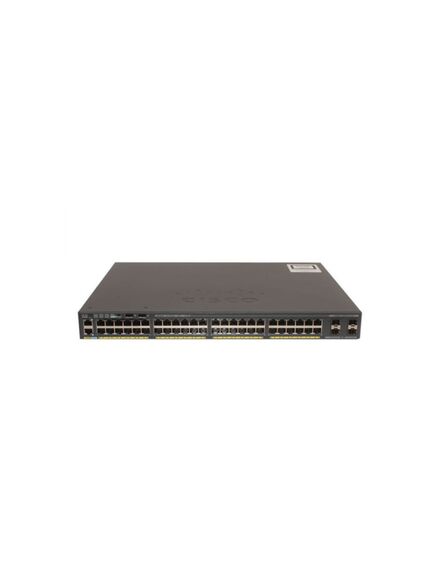 სვიჩი: Cisco WS-C2960+48PST-L - 48xFast Ethernet PoE + 2xGigabit + 2xSFP პორტი, LAN Base, 370W-image2 | Hk.ge