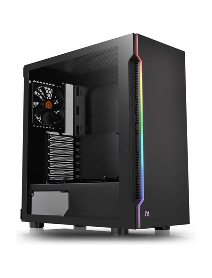 ქეისი PC Components/ Case/ Miditower/ Thermaltake H200 Tempered Glass RGB Light Strip ATX Mid Tower Black-image2 | Hk.ge