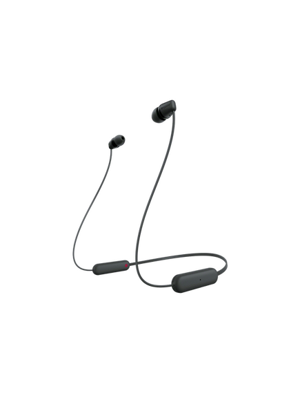 ყურსასმენი Wireless Headphone/ Sony/ Sony WI-C100 Wireless In-Ear Earphones Black (WIC100B.E)-image | Hk.ge