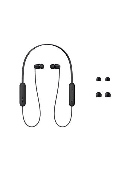 ყურსასმენი Wireless Headphone/ Sony/ Sony WI-C100 Wireless In-Ear Earphones Black (WIC100B.E)-image3 | Hk.ge