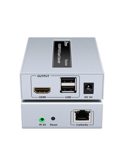 ადაპტერი D-TECH DT-7054 (2nd) HDMI USB 2.0 KVM extender 50m-image | Hk.ge