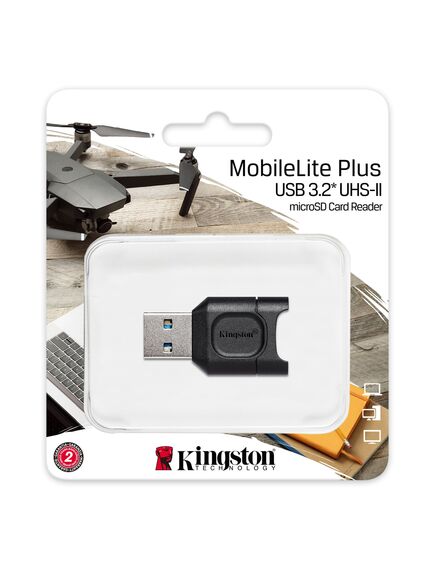 ბარათის წამკითხველი Kingston USB 3.1 microSDHC/SDXC UHS-II MobileLite Plus MLPM-image3 | Hk.ge