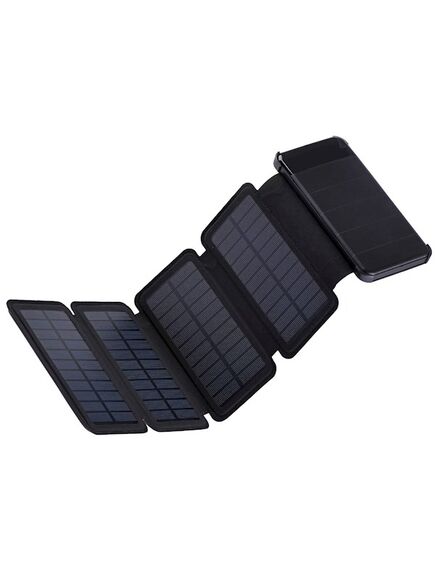 პორტატული მზის პანელი, დამტენი 2E Power Bank Solar 8000mAh Black-image | Hk.ge