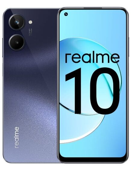მობილური realme 10 4G MOBILE PHONE RMX3630 Rush Black (128GB 8GB)-image | Hk.ge