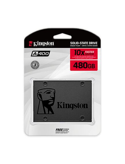 მყარი დისკი SSD 2.5" Kingston A400 480GB SATA TLC SA400S37/480G-image4 | Hk.ge