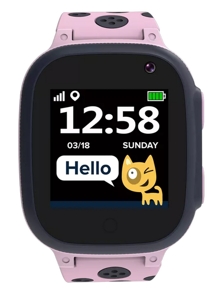 Smart Watch/ Canyon Sandy Kids Watch with GPS Pink (CNE-KW34PP)-image | Hk.ge