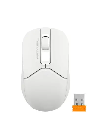 მაუსი: A4tech Fstyler FG12S Wireless Mouse White-image | Hk.ge