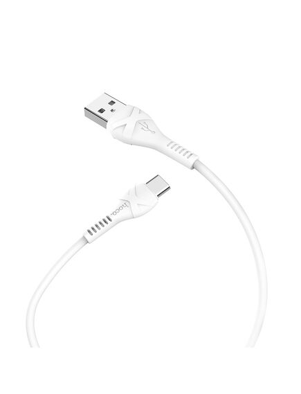 კაბელი Hoco X37 Cool power charging data cable for Type-C White 102674-image4 | Hk.ge