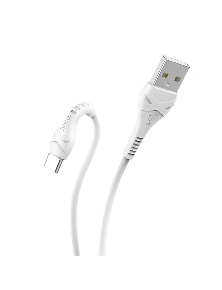 კაბელი Hoco X37 Cool power charging data cable for Type-C White 102674-image2 | Hk.ge