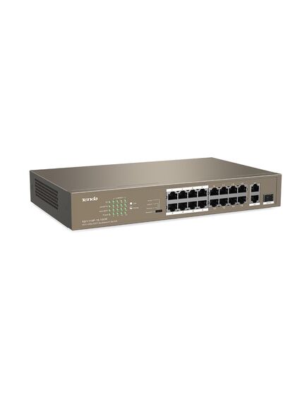 სვიჩი TEF1118P-16-150W (16 10/100Mbps +1 Gigabit/SFP Slots Switch With 16-Port PoE) 50254-image3 | Hk.ge