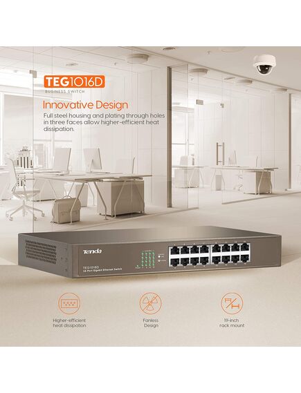 სვიჩი TEG1016D (16-Port 10/100/1000 Mbps Ethernet Switch) 6932849403312-image5 | Hk.ge