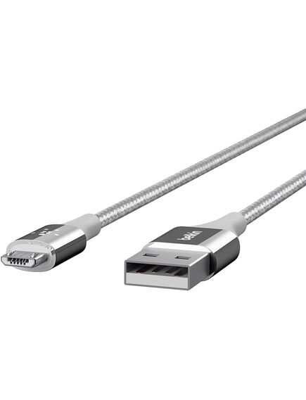 კაბელი Belkin PREMIUM KEVLAR CABLE, MICRO-USB,4',SILVER F2CU051bt04-SLV-image6 | Hk.ge