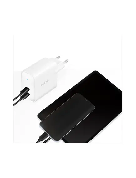დამტენი: Logilink PA0282 USB power socket adapter 2x USB-C port (PD) GaN-Technology 40 W-image3 | Hk.ge