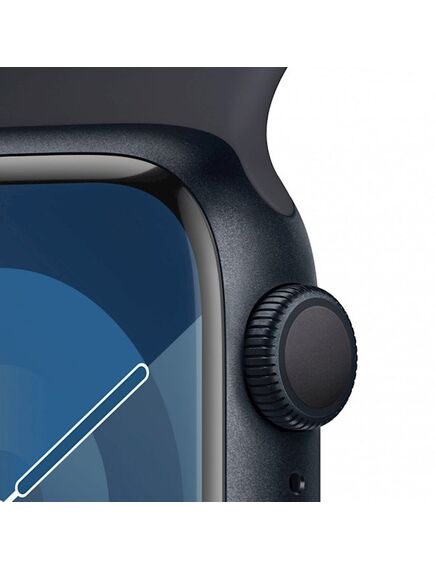 სმარტ საათი Smart Watch/ Apple Watch Series 9 GPS 45mm Midnight Aluminium Case with Midnight Sport Band - M/L A2980 (MR9A3QI/A_MR9A3QR/A)-image3 | Hk.ge