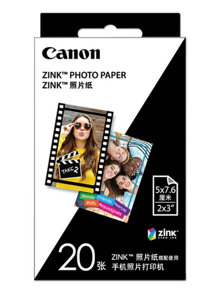 ქაღალდი Digital Camera/ Canon Zink ZP-2030 Paper 20 Sheets EXP HB for Zoemini-image | Hk.ge