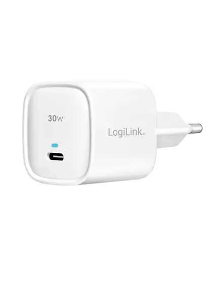 დამტენი: Logilink PA0279 USB power socket adapter 1x USB-C port (PD) GaN-Technology 30W-image | Hk.ge